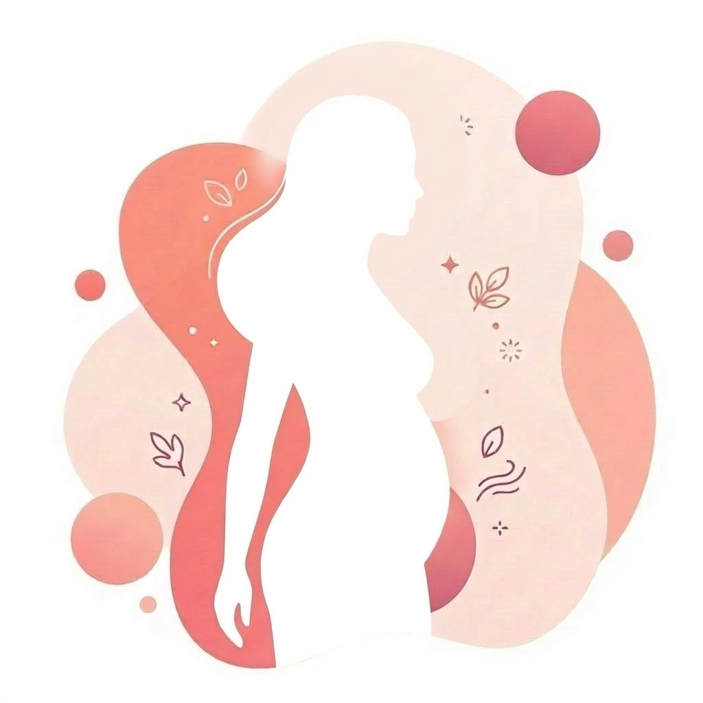 임신 초기 호르몬 변화 일러스트 — 분당제일여성병원