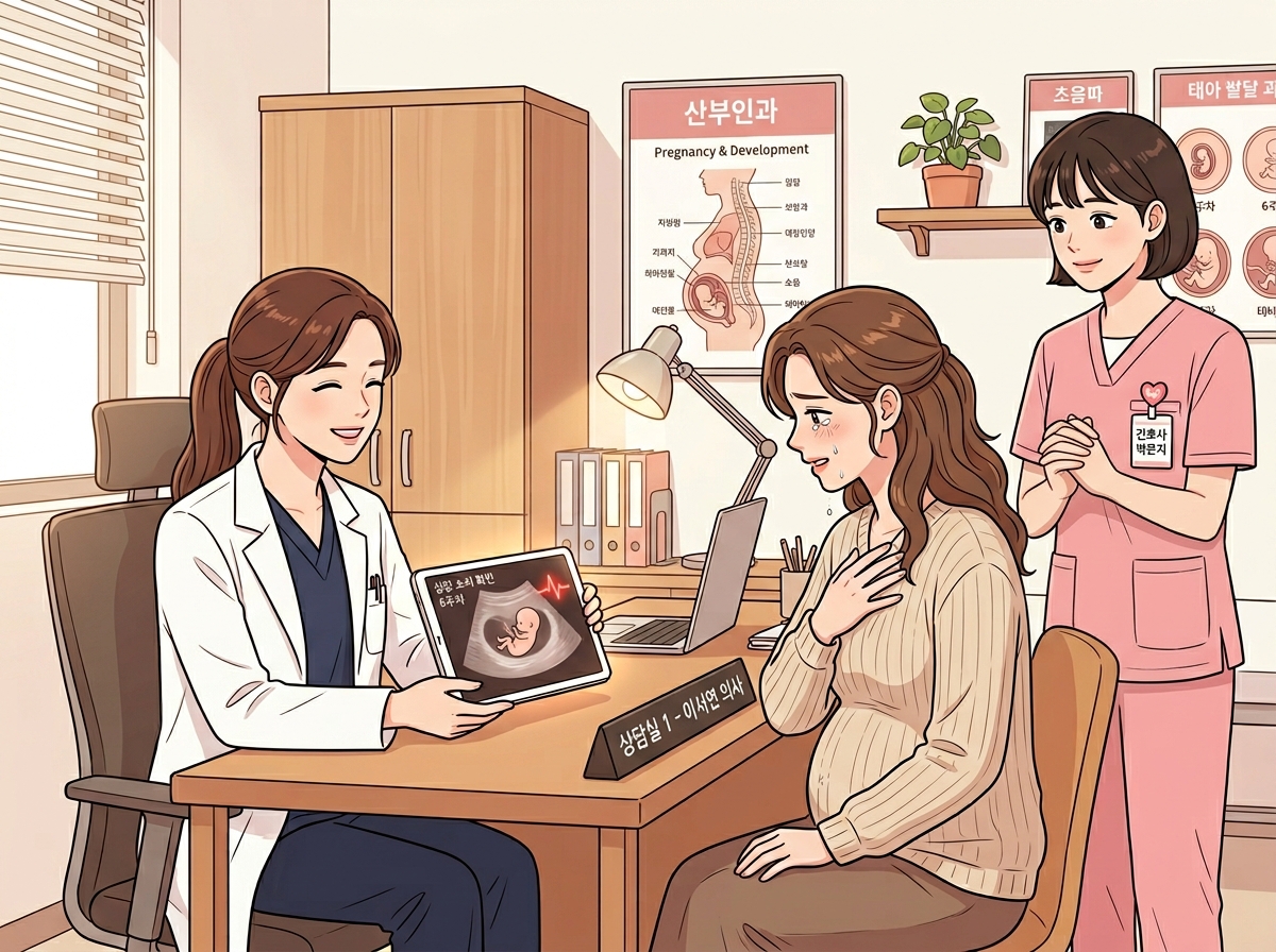 분당제일여성병원 임신 초기 증상 진료 사례 분당 여성병원