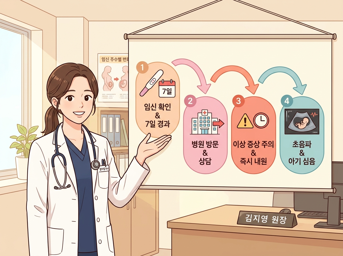 임신 초기 병원 방문 시기 단계별 가이드 분당제일여성병원