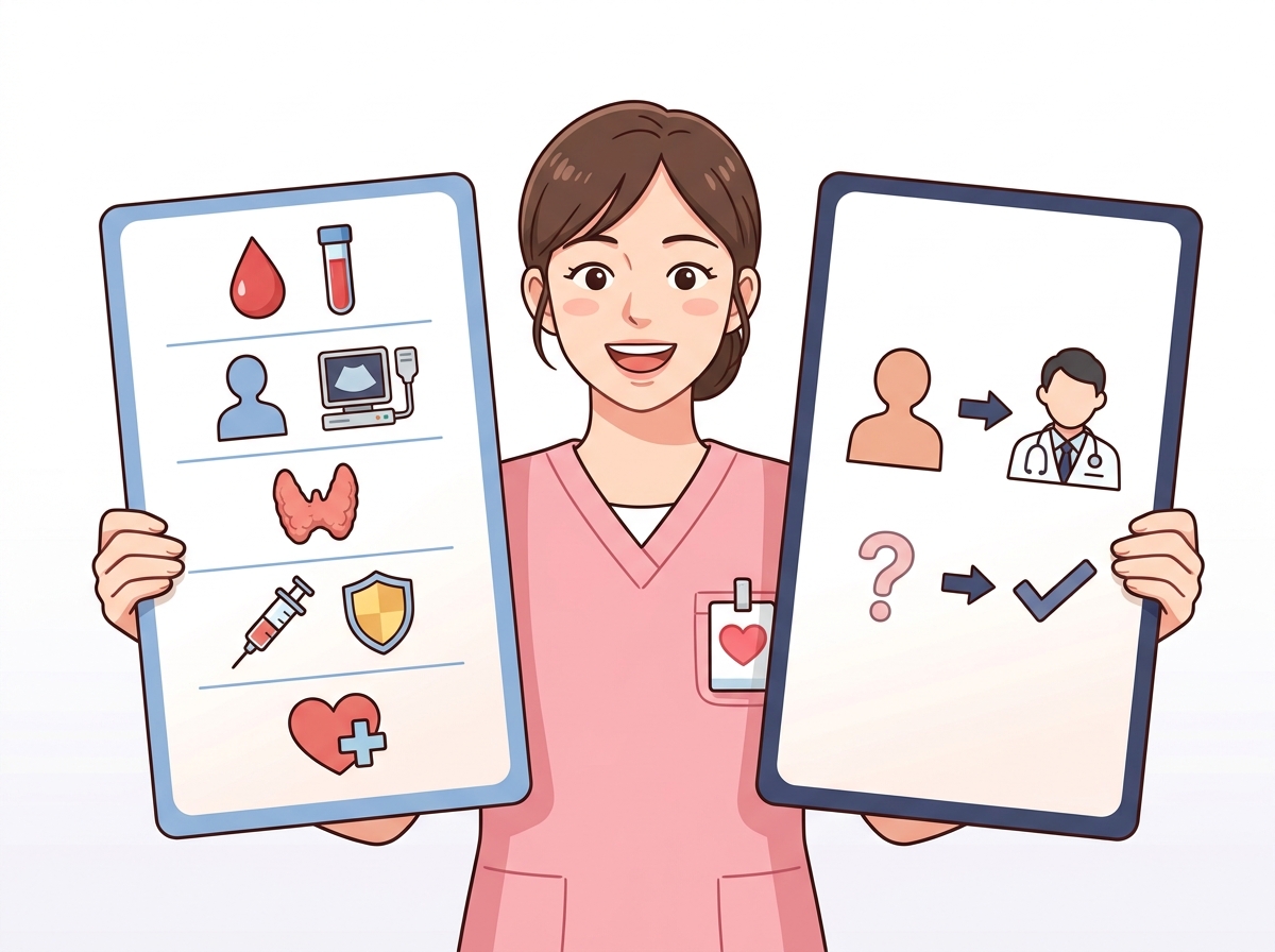 임신 전 검사 종류 비교 — 분당제일여성병원