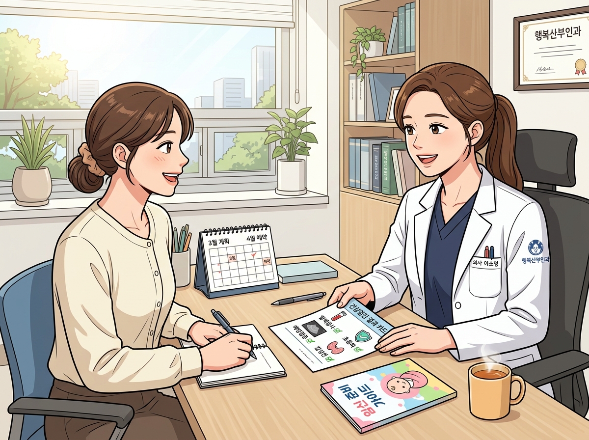 임신 전 검사 종류와 시기 — 분당제일여성병원 산부인과 방문 가이드