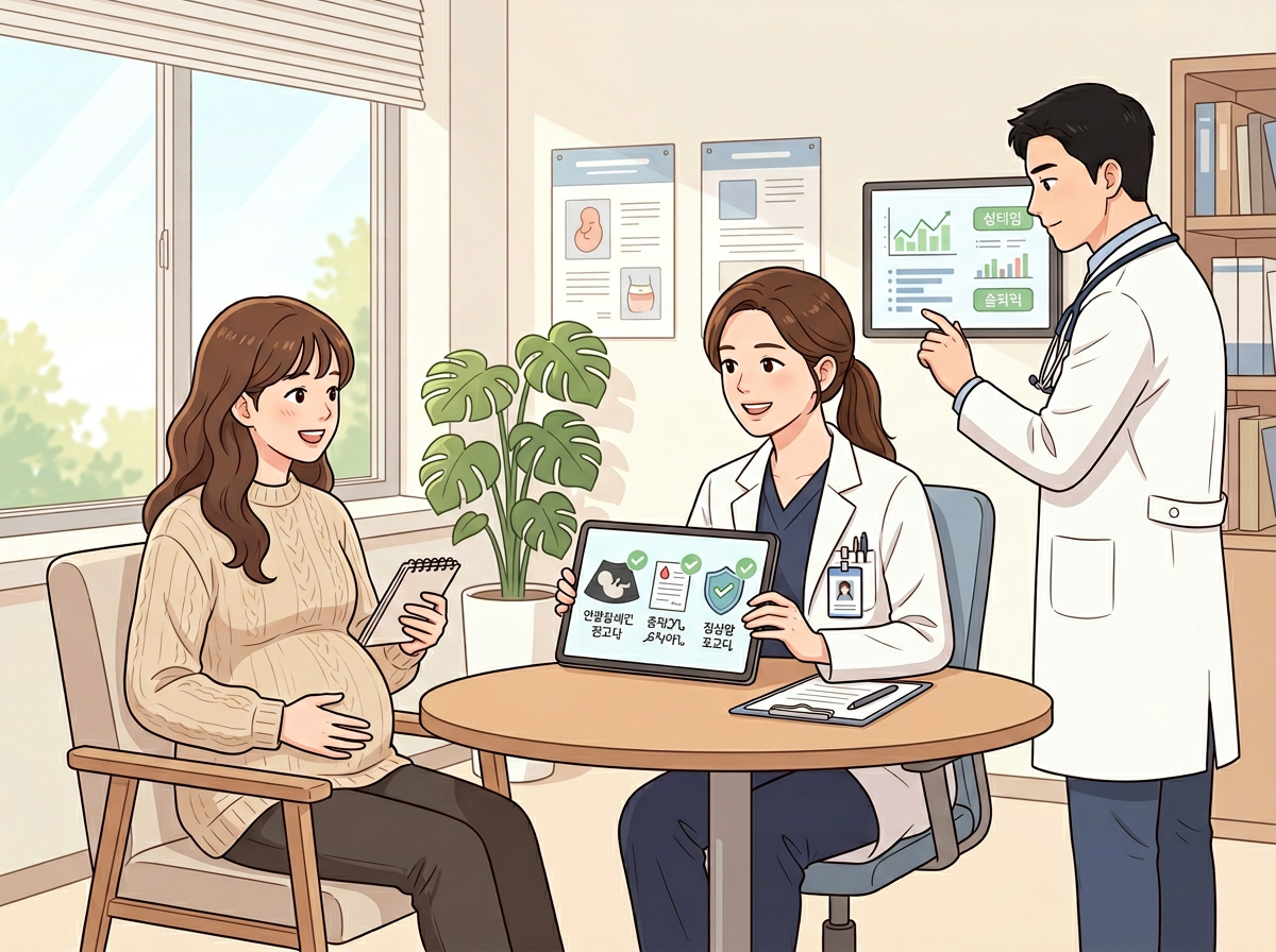 분당제일여성병원 임신 초기 검사 진료 사례