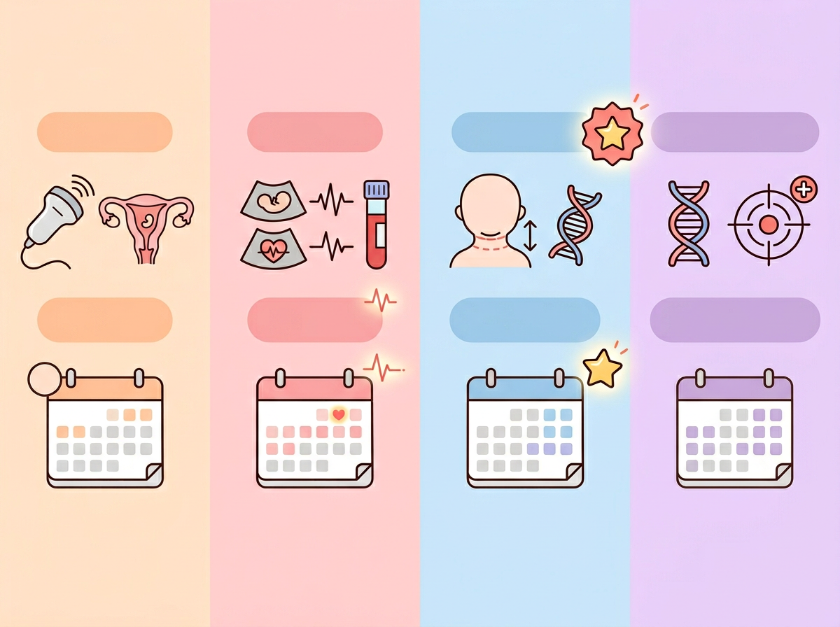 임신 초기 검사 종류 주수별 산전 검사 분당제일여성병원