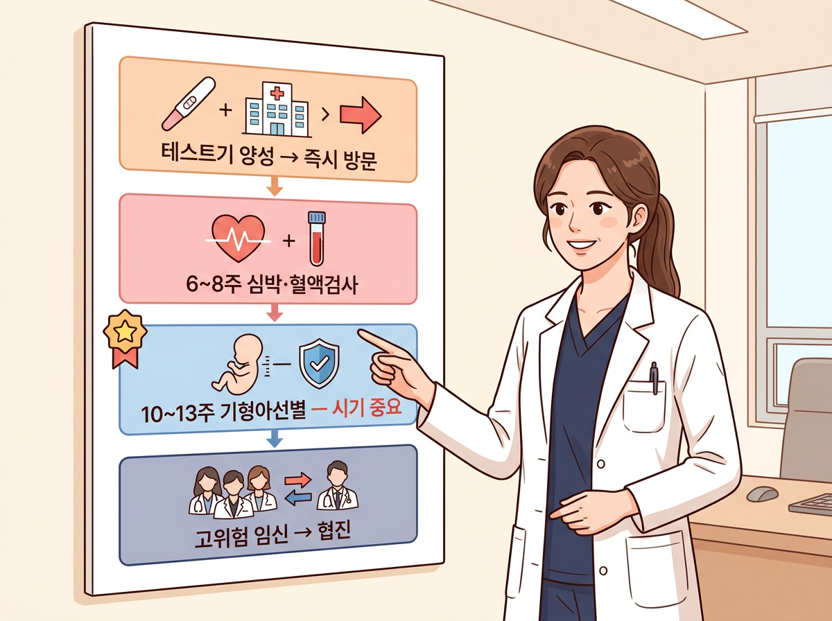 임신 초기 산부인과 방문 단계별 완전 가이드 분당제일여성병원