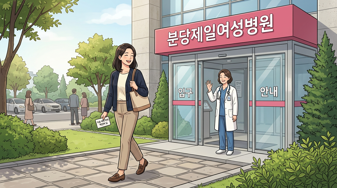 분당 쌍둥이 분만 병원 분당제일여성병원 예약 안내